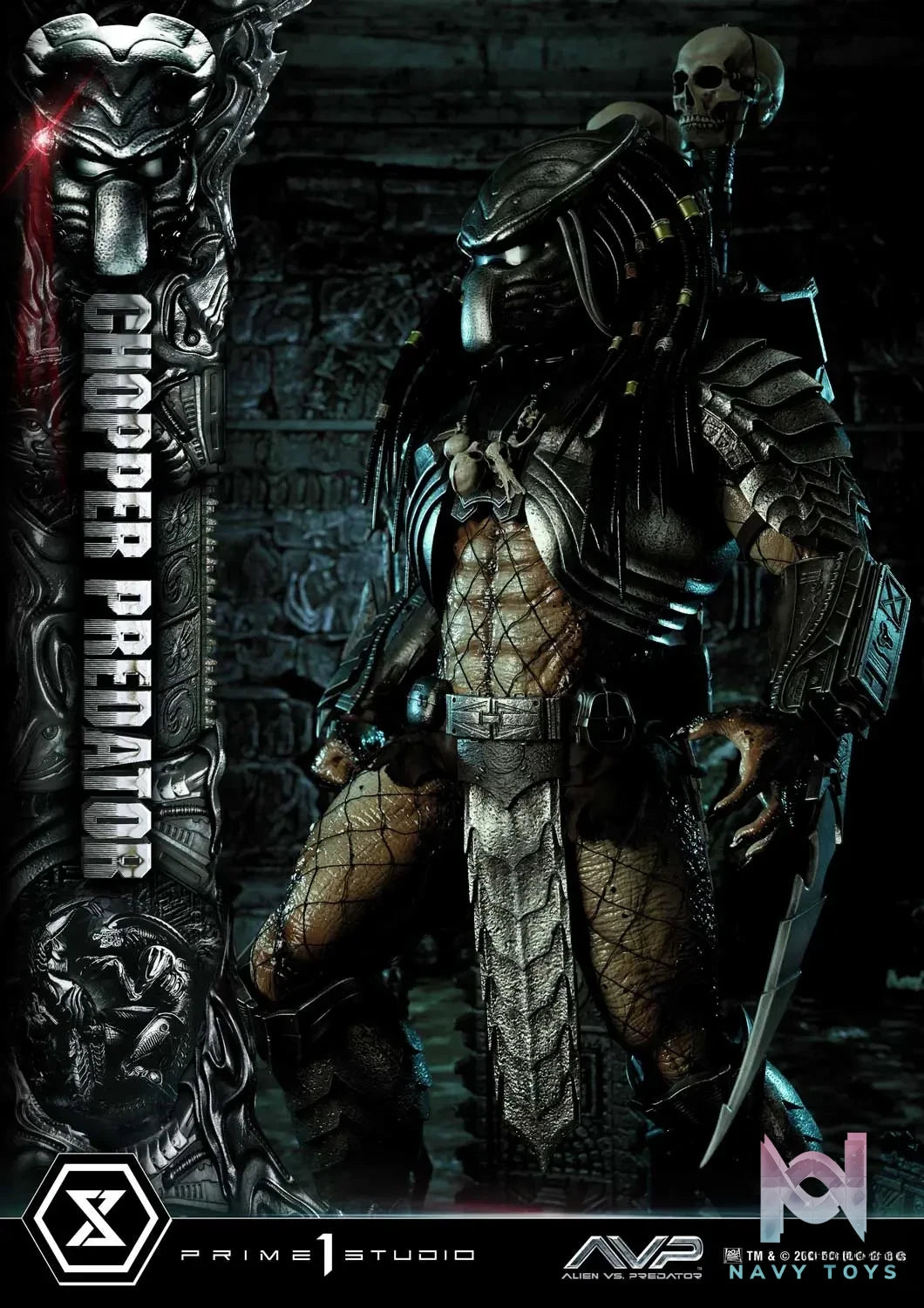 Prime 1 Studio Museum Masterline Alien vs. Predator Chopper Predator MMPR-06