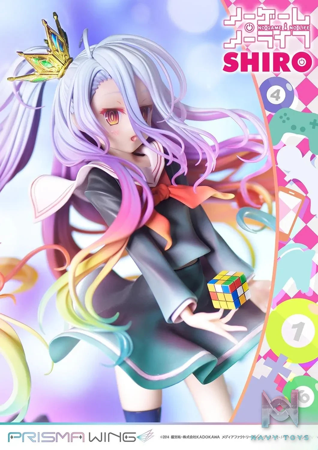 Prime 1 Studio & PRISMA WING Collection – NO GAME NO LIFE Shiro PWNGNL-01P (Licensed)