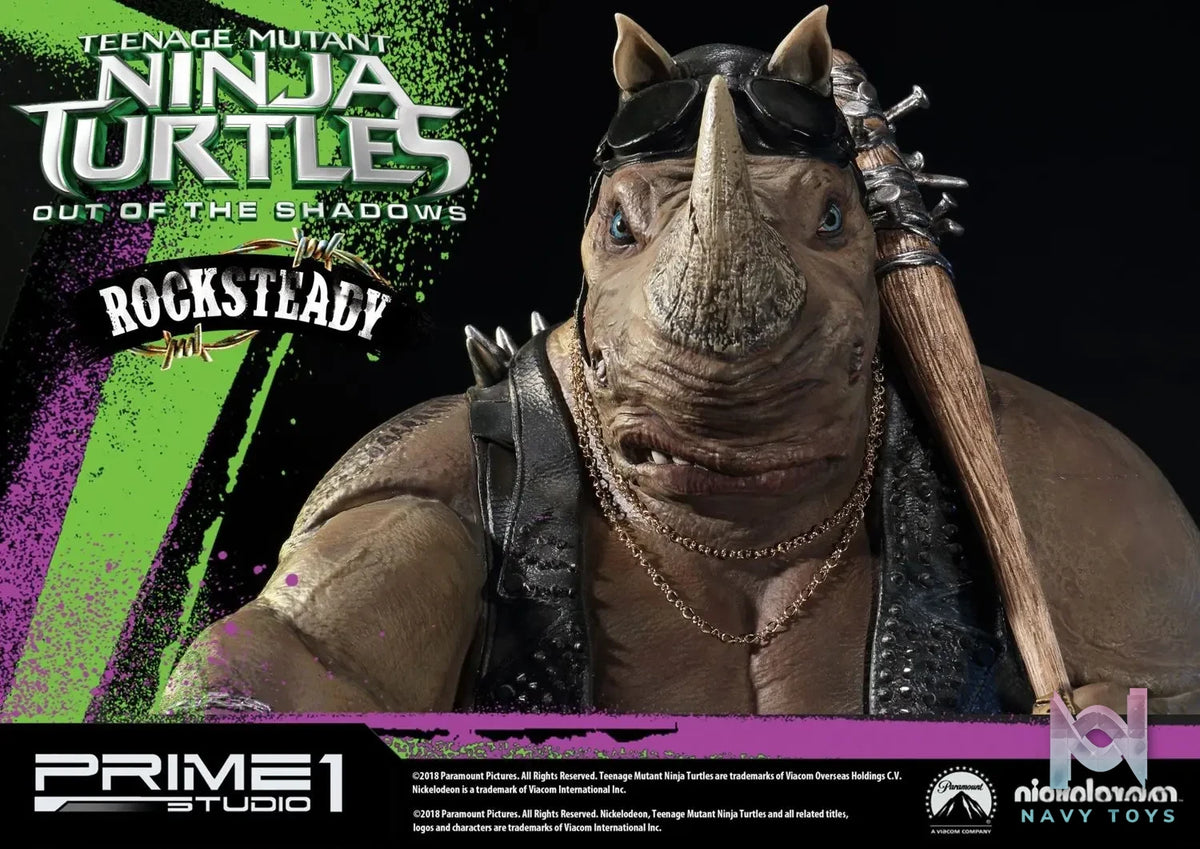 Prime 1 Studio – Premium Masterline Teenage Mutant Ninja Turtles: Out of the Shadows (Film) Rocksteady PMTMNT-02 (Licensed)