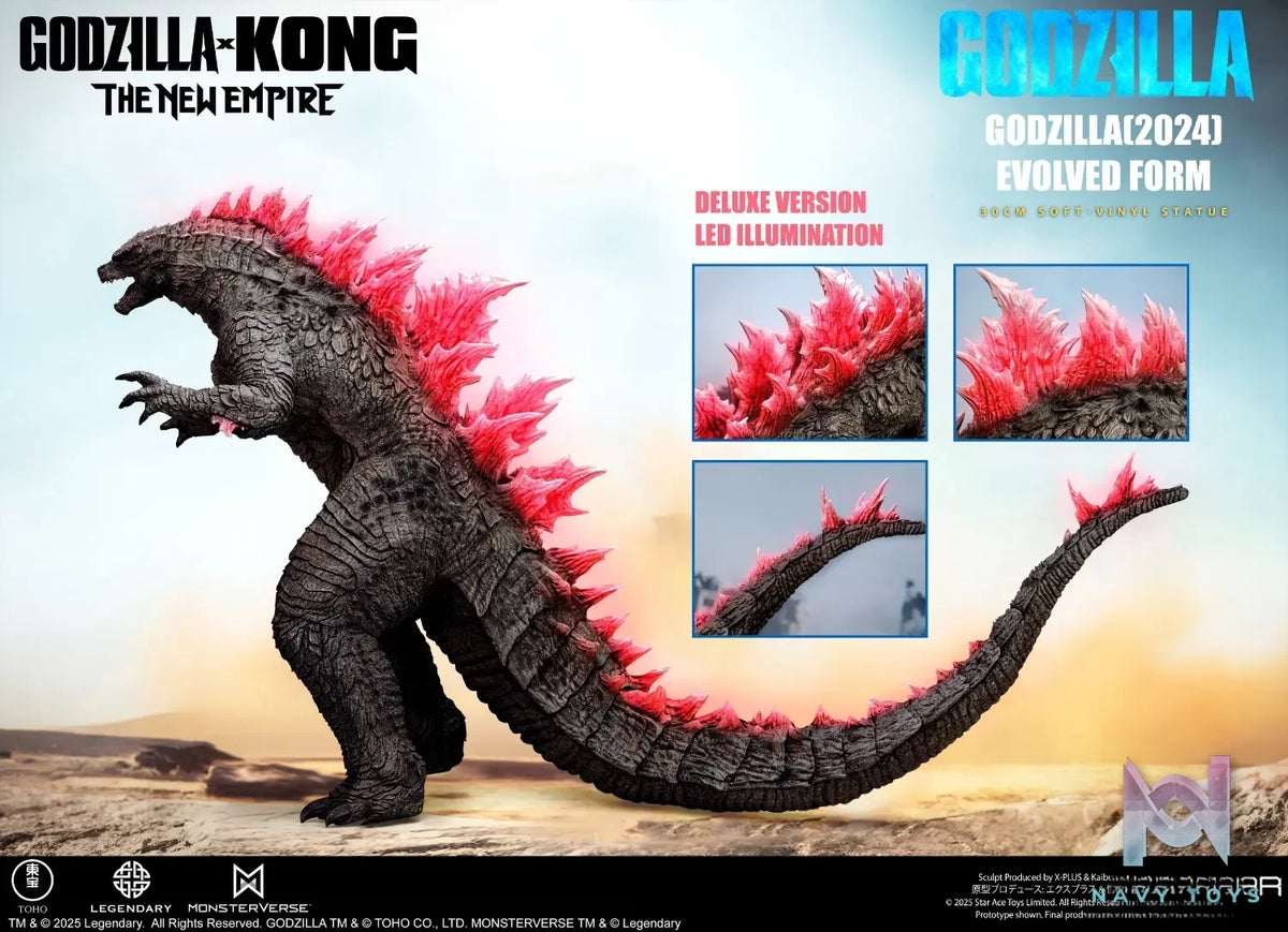 STAR ACE Toys – 33cm Godzilla 2024 Evolution SA6066 SA6067 (Licensed)