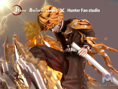 Hero Belief Studio – Demon Slayer Agatsuma Zenitsu Flaming Thunder God