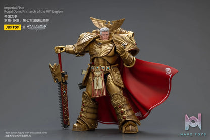JOYTOY Studio – Warhammer ‘The HorusHeresy’ Imperial Fists Rogal Dorn, Primarch of the Vllth Legion JT8865 (Licensed)