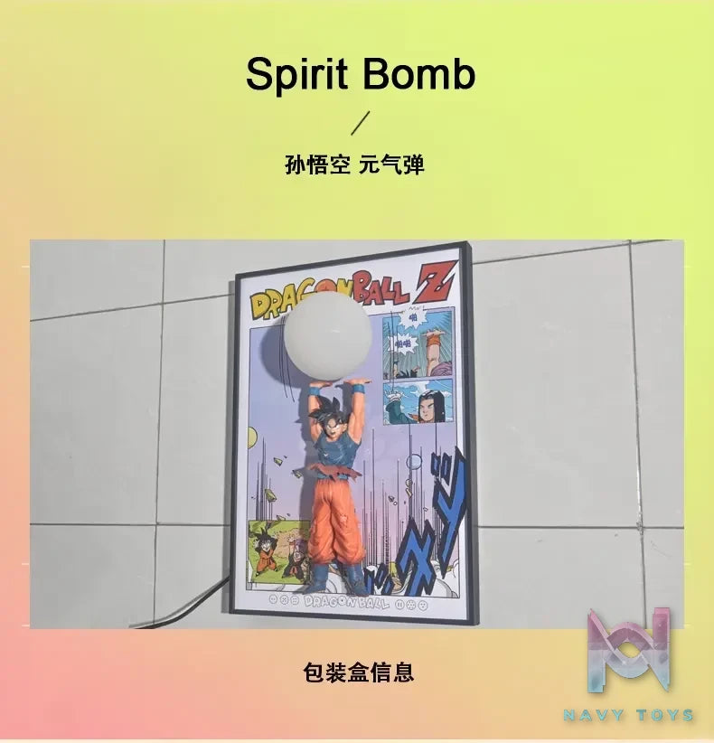Time tree Studio – Dragon Ball Son Goku & Gotenks Decorative 3D Stereoscopic Painting