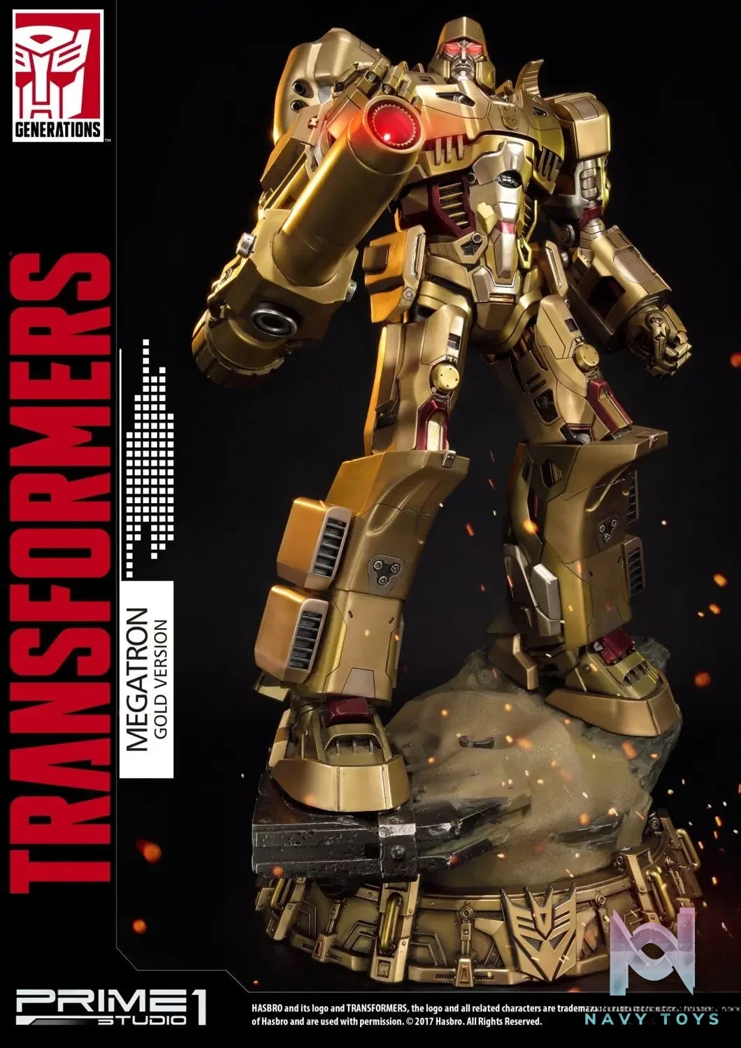 Prime 1 Studio – Premium Masterline Transformers: Generation 1 Megatron PMTF-02 PMTF-02EX PMTF-02AG PMTF-02GL(Licensed)