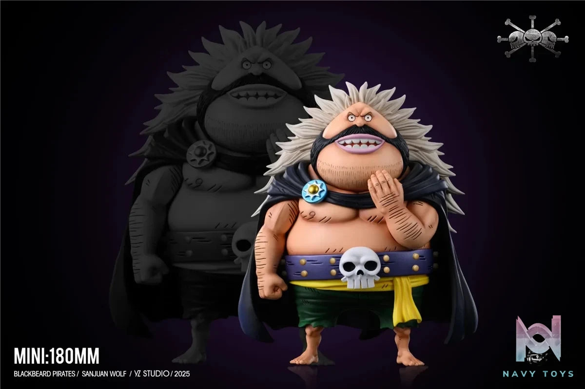 Yz Studio - One Piece Blackbeard Pirates 9 Sanjuan Wolf resin statue Navy Toys anime figure