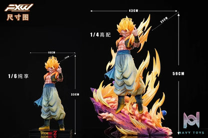 FXW Studio - Dragon Ball Hell Gogeta resin statue Navy Toys anime figure