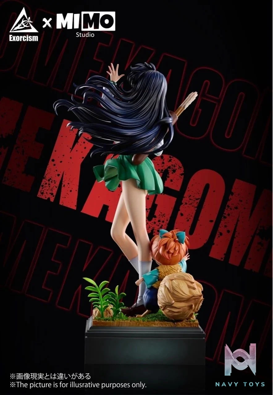 Kagome Higurashi X Shippo - Inuyasha - Exorcism Studio X MIMO Studio resin statue Navy Toys anime figure