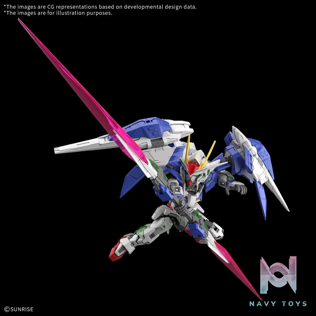 BANDAI SPIRITS – MGSD 00 RAISER (Licensed)