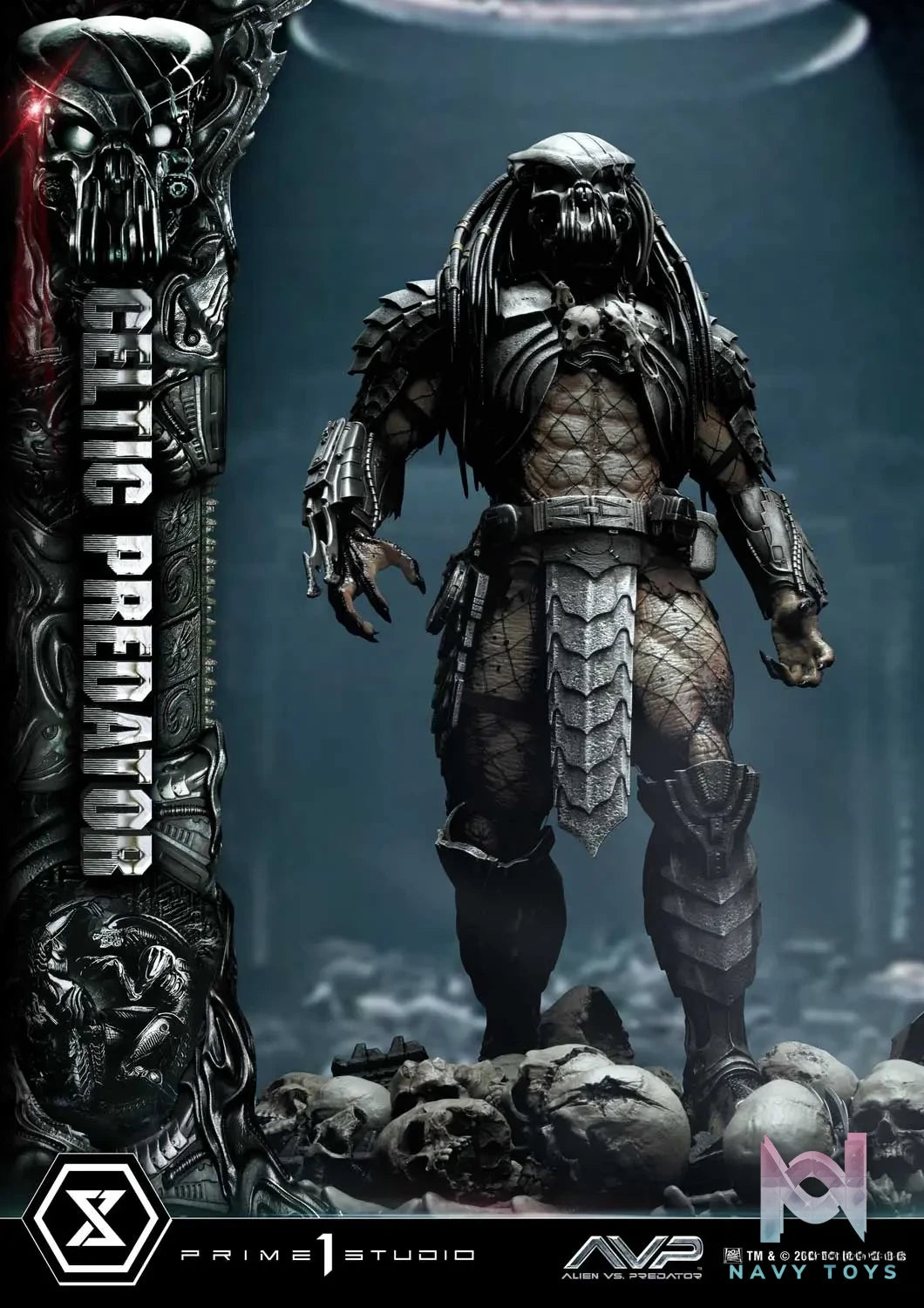 Prime 1 Studio Museum Masterline Alien vs. Predator Celtic Predator MMPR-05 MMPR-05S