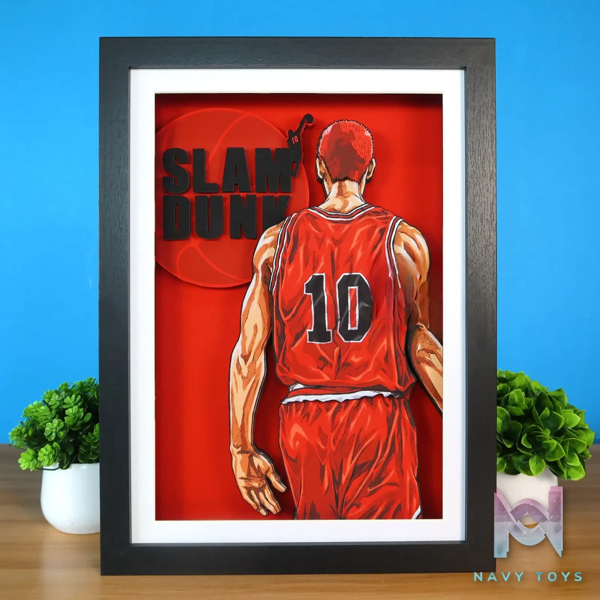 KALA HOME Studio – Hanamichi Sakuragi #02 3D Decorative Painting Slam Dunk