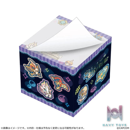 CAPCOM Studio – Monster Hunter MonDefo Tote Bag X Block Memo X Pouch Neon Theme (Licensed)