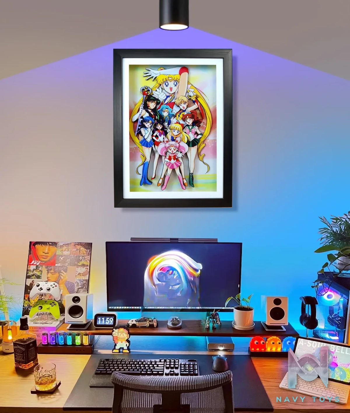KALA HOME Studio – Sailor Moon Multiple Characters #03 3D Decorative Painting Sailor Moon