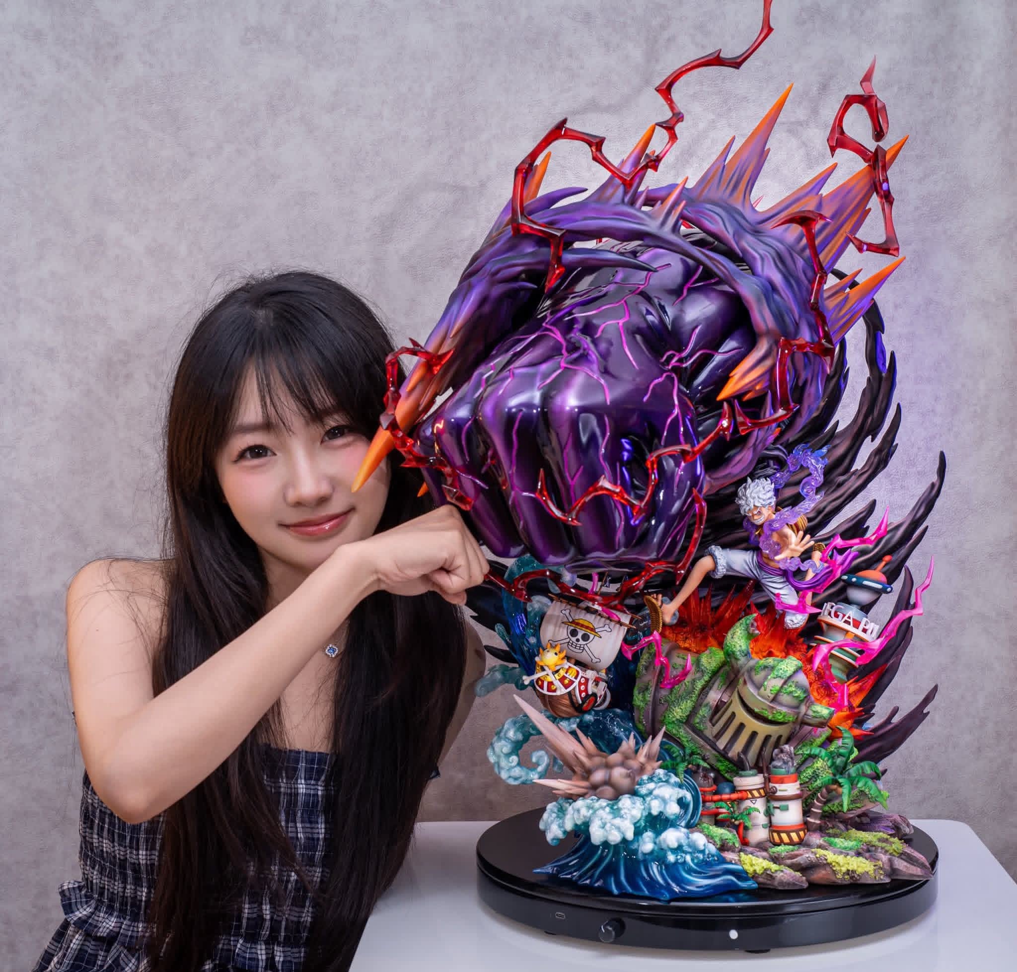 Luffy Nika resin statue Seven studio anime figure