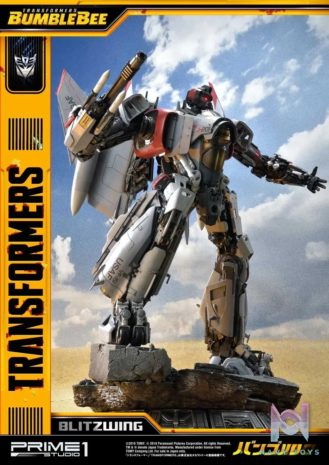 Prime 1 Studio – Museum Masterline Transformers: Bumblebee (Film) Blitzwing MMTFM-25 MMTFM-25EX(Licensed)