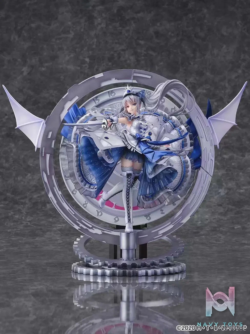 Shibuya Scramble Figure (SSF) – Date A Live Fragment: Date A Bullet – White Queen – Shibuya Scramble Figure – 1/7 – Royal Blue Sapphire Dress Ver. (eStream) (licensed)