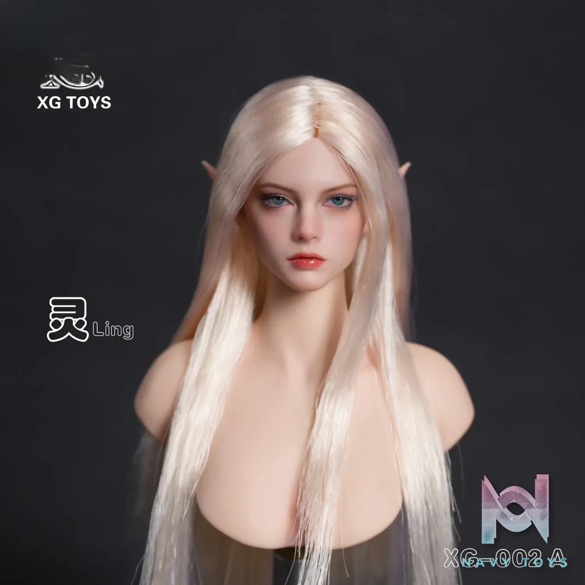 XG Toys – 1/6 Movable Eyes Elf Princess Head Sculpt XG-002 (Licensed)