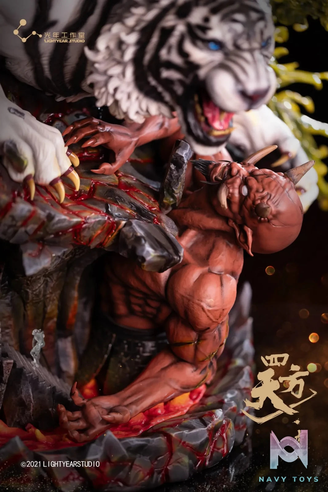 Light Year Studio – Four Square Sky Series Collectible 1/6 Statue Tiger Roar (Licensed)