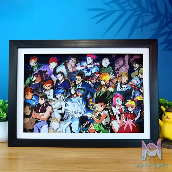 KALA HOME Studio – Hunter x Hunter Multiple Characters #01 3D Decorative Painting Hunter x Hunter