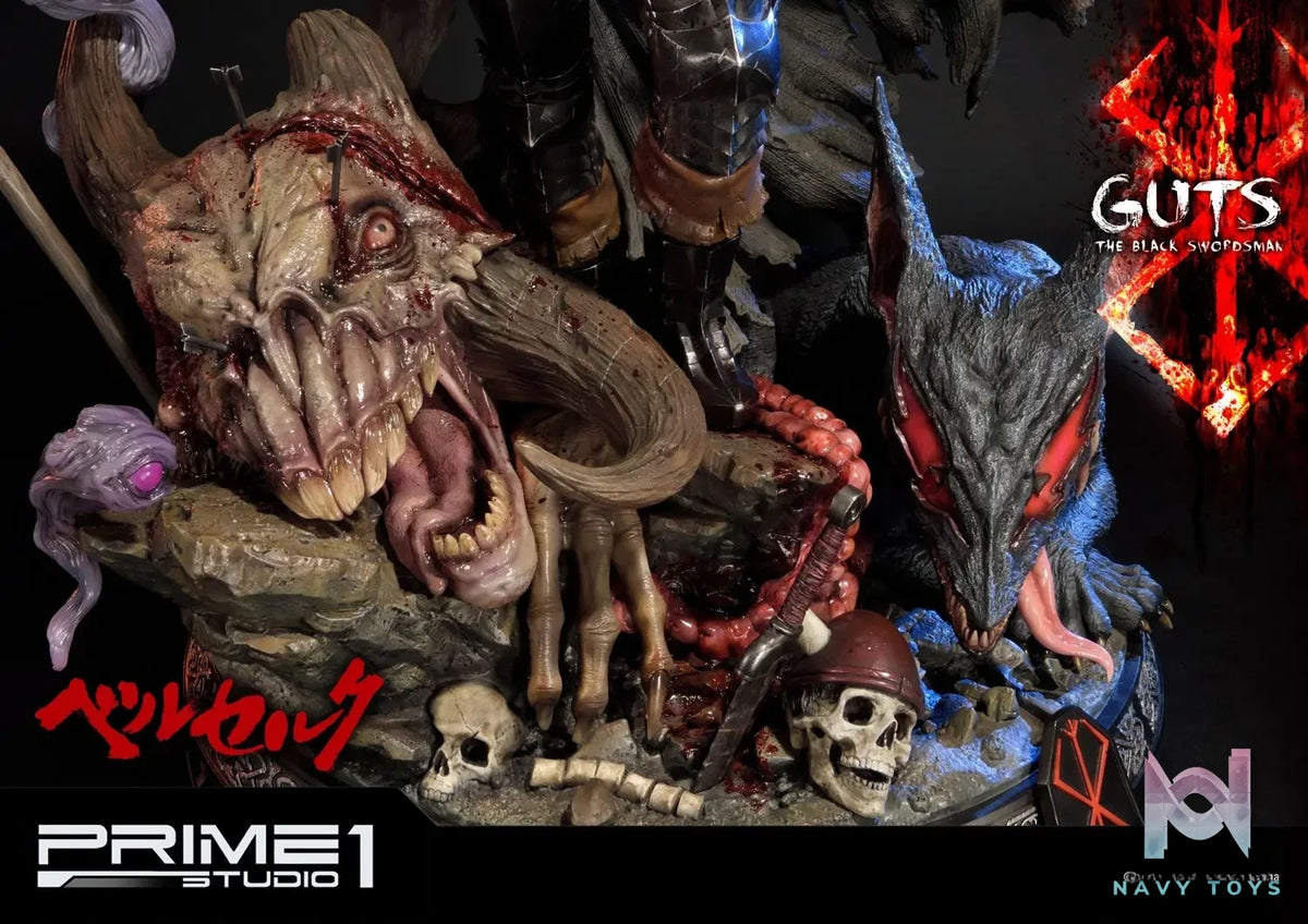 Prime 1 Studio – Ultimate Premium Masterline Berserk Guts, The Black Swordsman UPMBR-01 UPMBR-01EX UPMBR-01BN (Licensed)