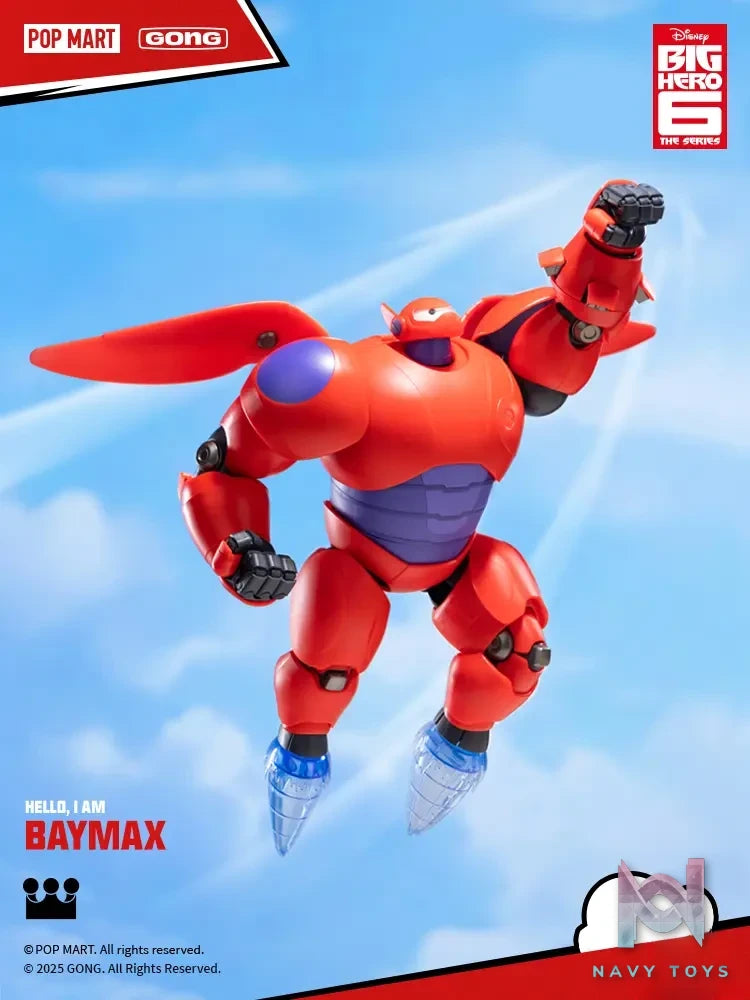 GONG Studio – Big Hero 6 Baymax Assembly Model – 18cm Buildable Action Figure (Licensed)