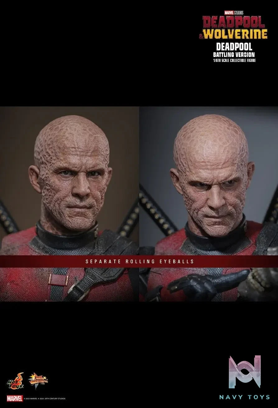 Hottoys – Marvel Deadpool & Wolverine Deadpool (Battling Version) MMS782 (Licensed)