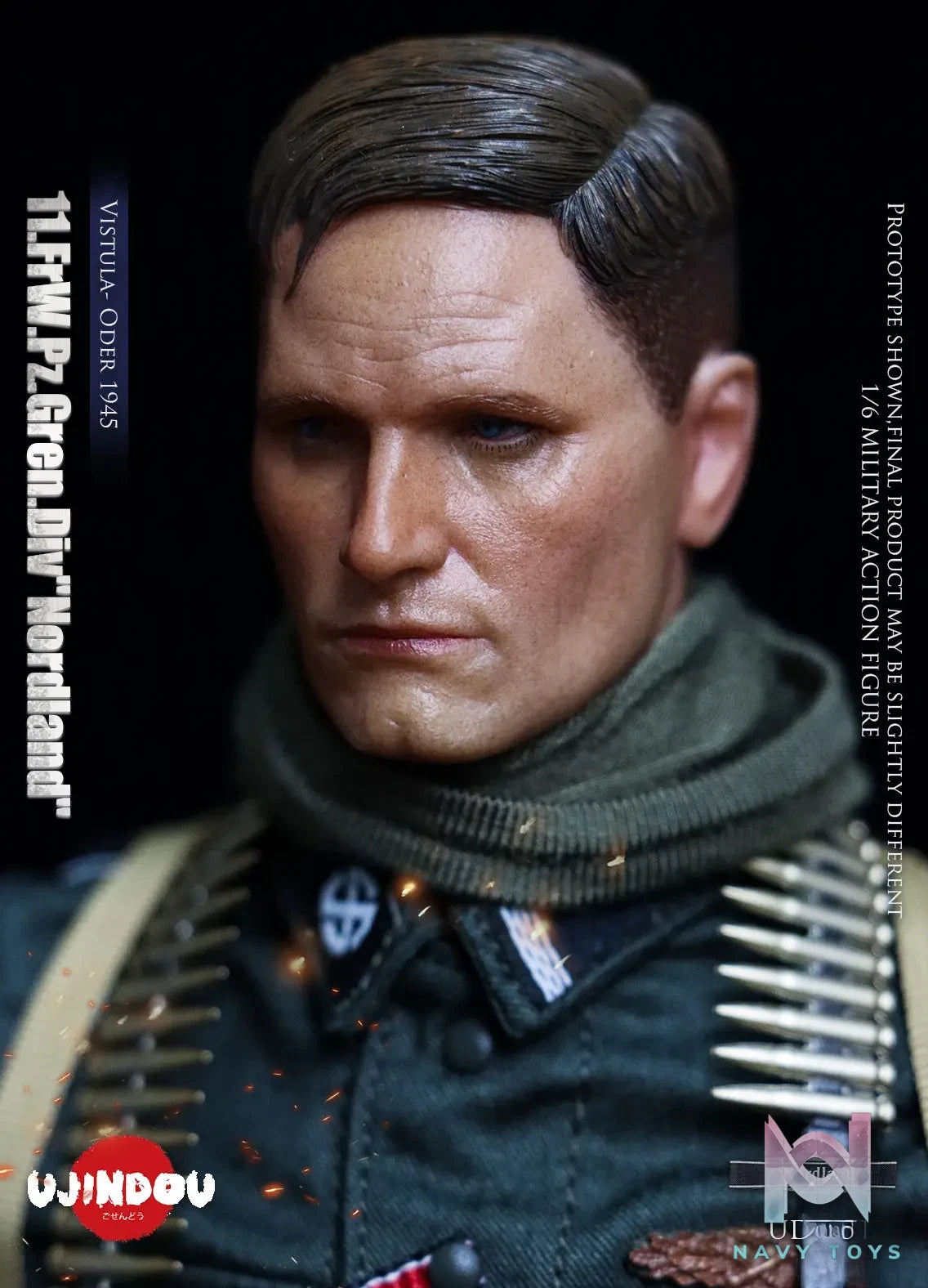 UJINDOU – 1/6 WWII 11. FrW. Pz. Gren. Div “Nordland”, Vistula – Oder 1945 UD9051 (Licensed)