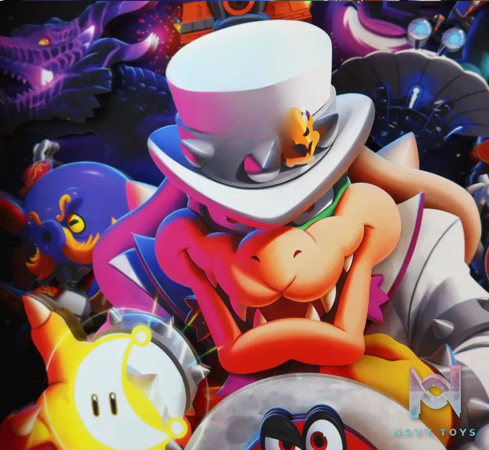 KALA HOME Studio – Super Mario Multiple Characters #02 3D Decorative Painting Super Mario