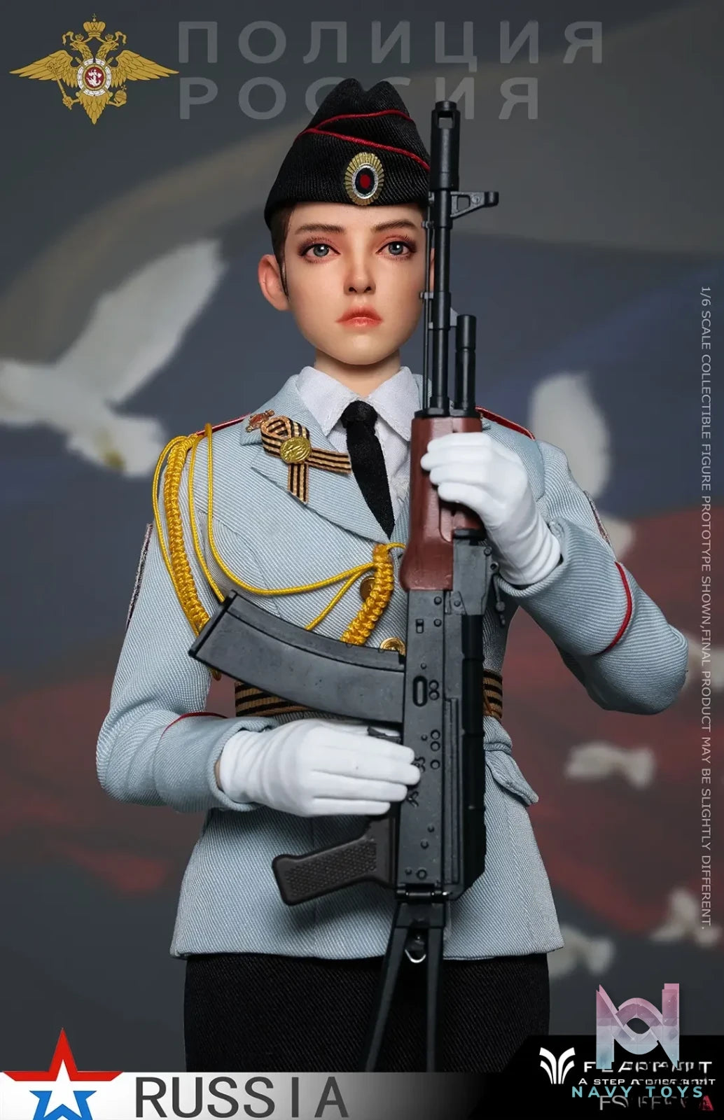 FLAGSET – Original 1/6 Russian Female Soldiers Ministry of Internal Affairs FS-73054A & Ninth Women’s Military Academy FS-73054B & Aerospace Defense Forces FS-73054C (Licensed)