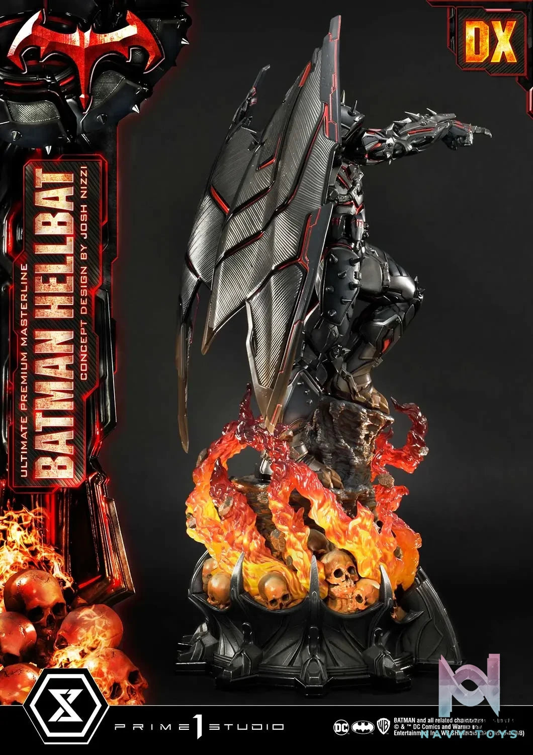 Prime 1 Studio – Ultimate Premium Masterline Batman (Comics) Batman Hellbat Concept Design by Josh Nizzi UPMDC-06 UPMDC-06DX UPMDC-06DXS (Licensed)