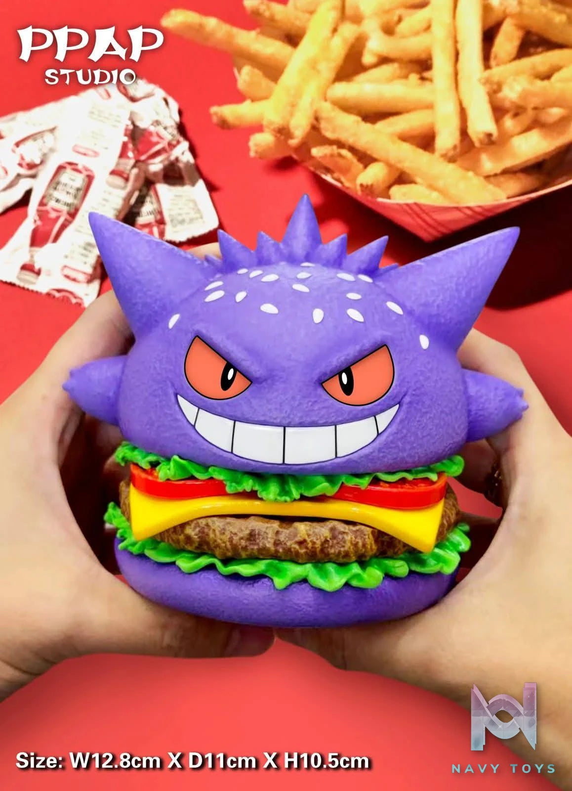 Gengar Hamburger resin statue ppap studio anime figure