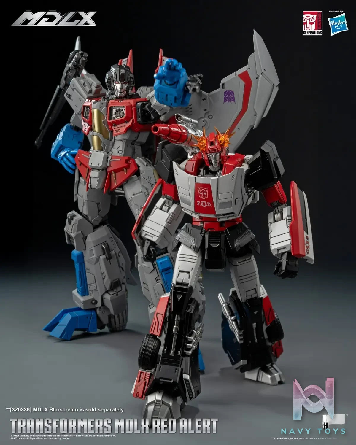 Threezero – Transformers MDLX Red Alert 3Z08330W0 (Licensed)