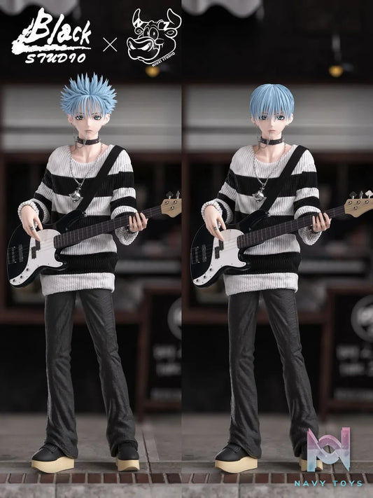 Okazaki Shinichi resin statue Black & NIUZI Studio anime figure