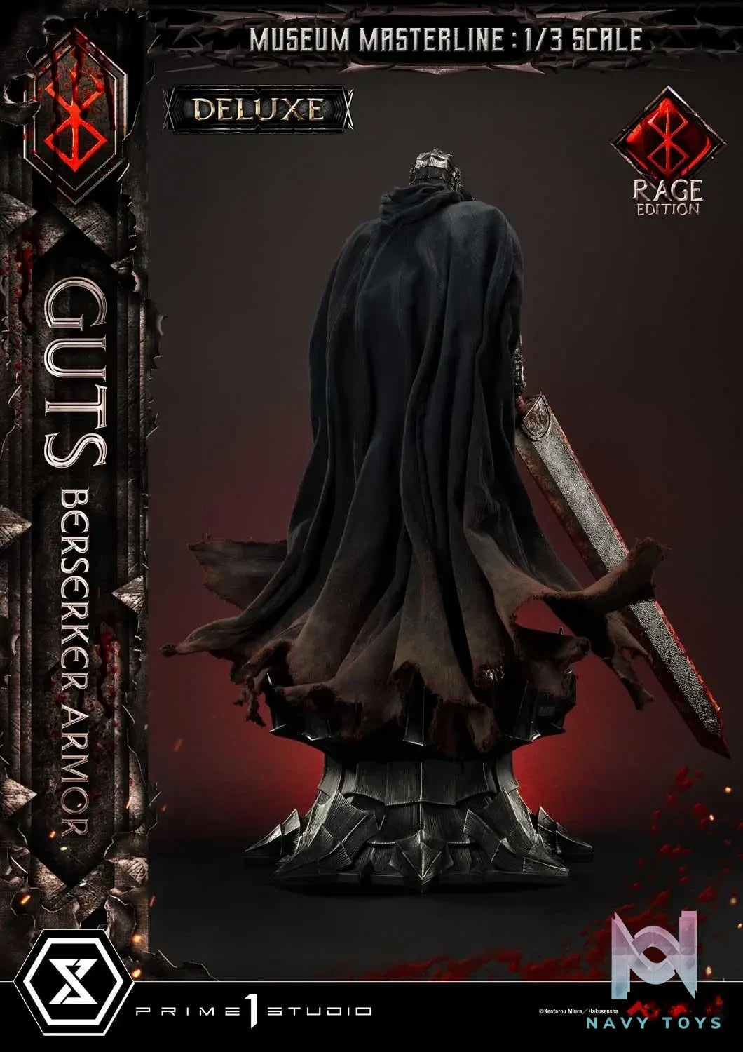 Prime 1 Studio – Museum Masterline Berserk Guts, Berserker Armor Rage Edition MMBR-03 MMBR-03DX MMBR-03DXS (Licensed)