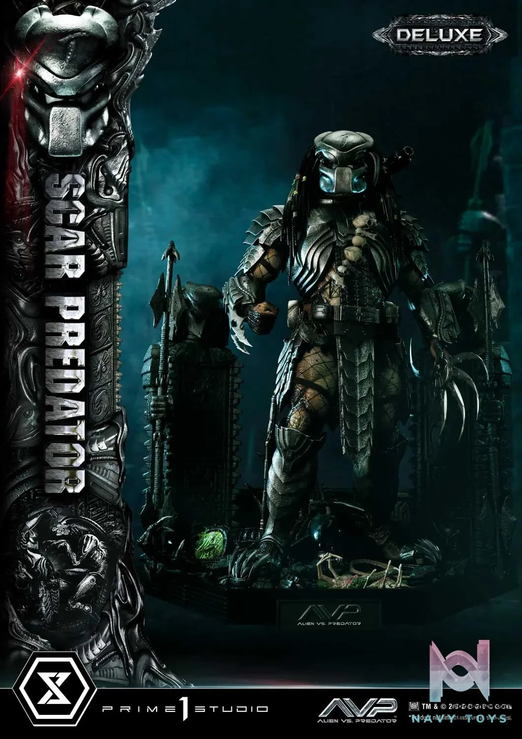 Prime 1 Studio Museum Masterline Alien vs. Predator Scar Predator MMPR-04 MMPR-04DX MMPR-04DXS
