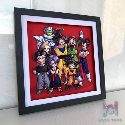 KALA HOME Studio – Dragon Ball Multiple Characters #07 3D Decorative Painting Dragon Ball
