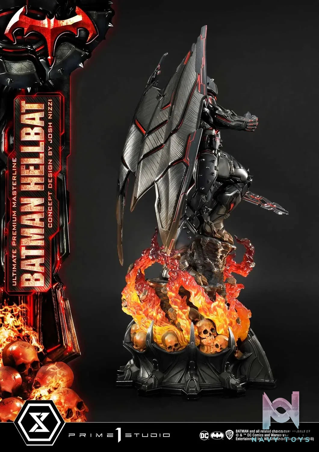 Prime 1 Studio – Ultimate Premium Masterline Batman (Comics) Batman Hellbat Concept Design by Josh Nizzi UPMDC-06 UPMDC-06DX UPMDC-06DXS (Licensed)