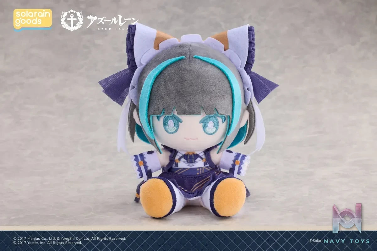 Solarain Toys – Azur Lane Cheshire × Formidable × Sirius PuniPuni Sitting Plush Doll (Licensed)