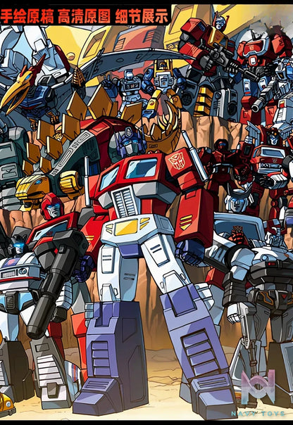 KALA HOME Studio – Transformers Multiple Characters #01 3D Decorative Painting Transformers