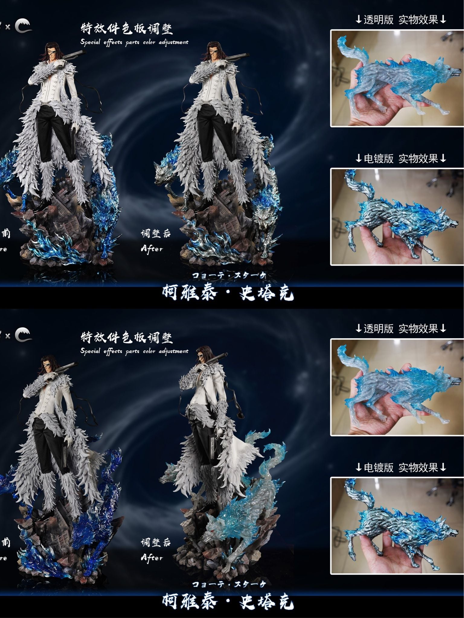 Coyote Starkk - Bleach - HXHENG x Cheng Studio resin statue HXHENG x CHENG Studio anime figure