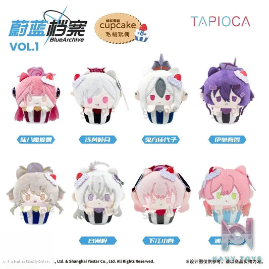TAPIOCA – Blue Archive Cupcake Plush Blind Box Vol. 1 X Vol. 2 (8 pieces / box) (Licensed)