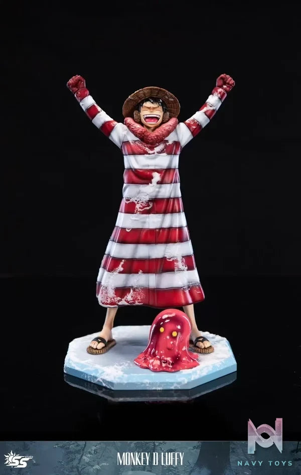 SS Studio - One Piece Punk Hazard & Dressrosa 4 Luffy resin statue Navy Toys anime figure
