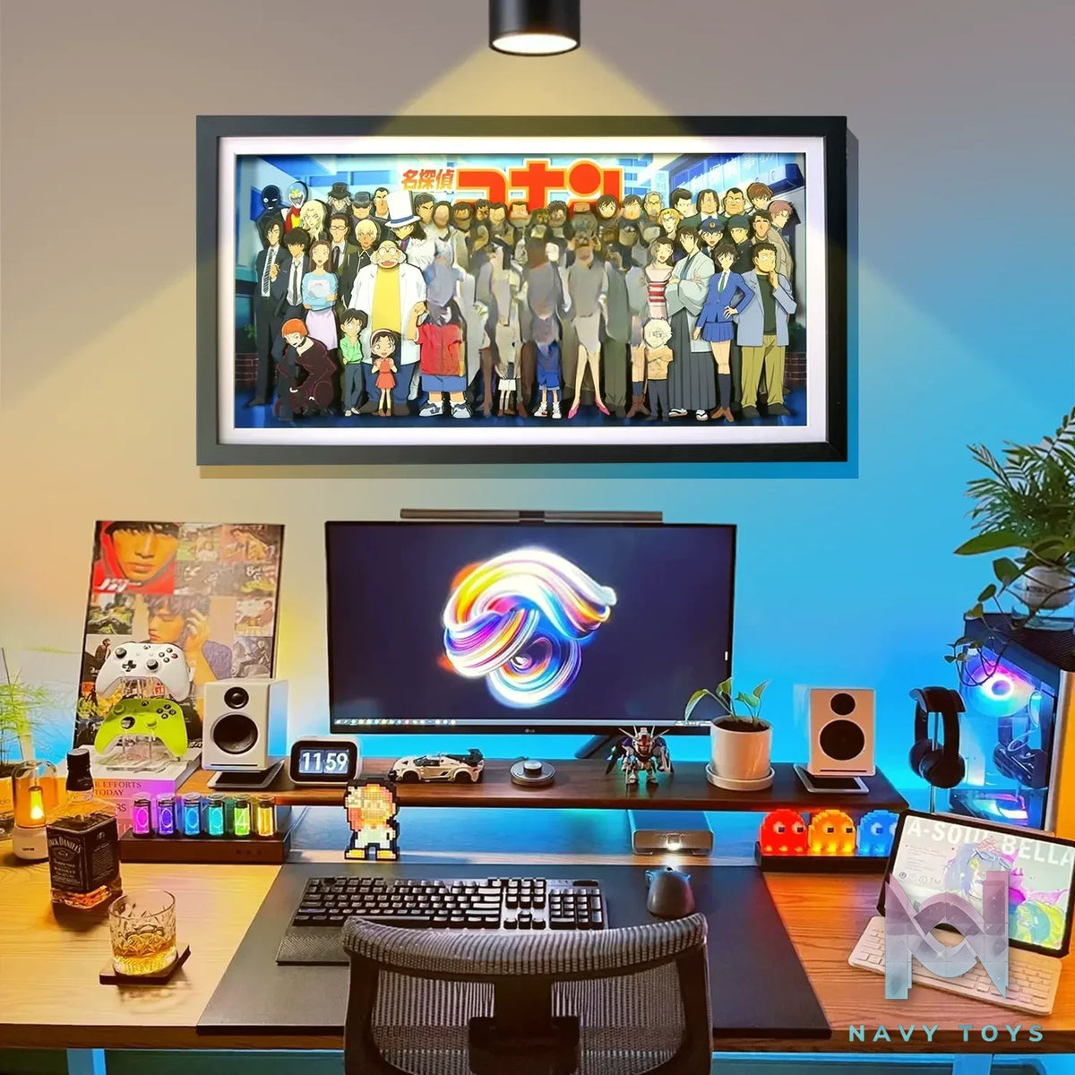 KALA HOME Studio – Detective Conan Multiple Characters #04 3D Decorative Painting Detective Conan
