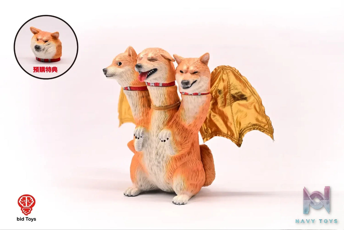 Bid Toys – Original Shiba Inu Ghidorah bid2501 orange & bid2502 black (Licensed)
