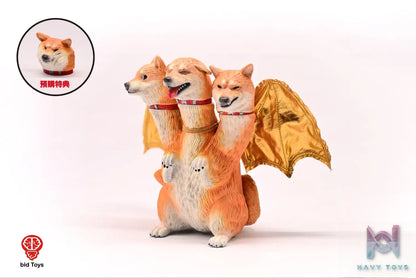 Bid Toys – Original Shiba Inu Ghidorah bid2501 orange & bid2502 black (Licensed)
