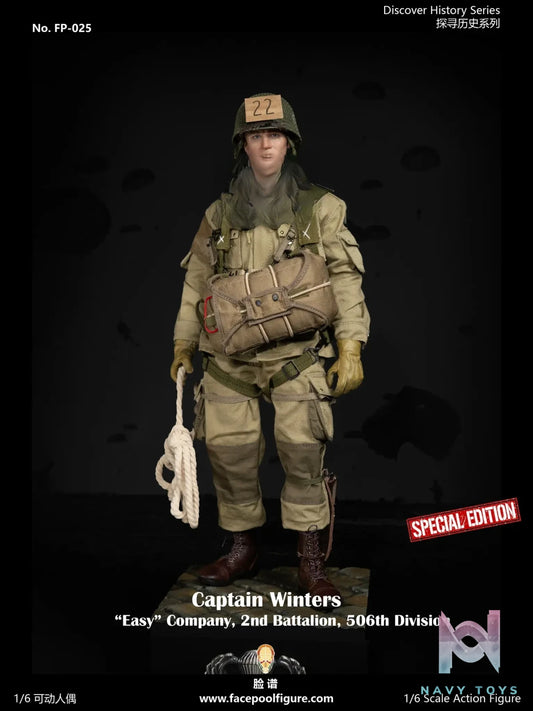 Facepoolfigure – Captain Winters “Easy” Company, 2nd Battalion, 506th Division 1/6 Action Figure FP025 (Licensed)