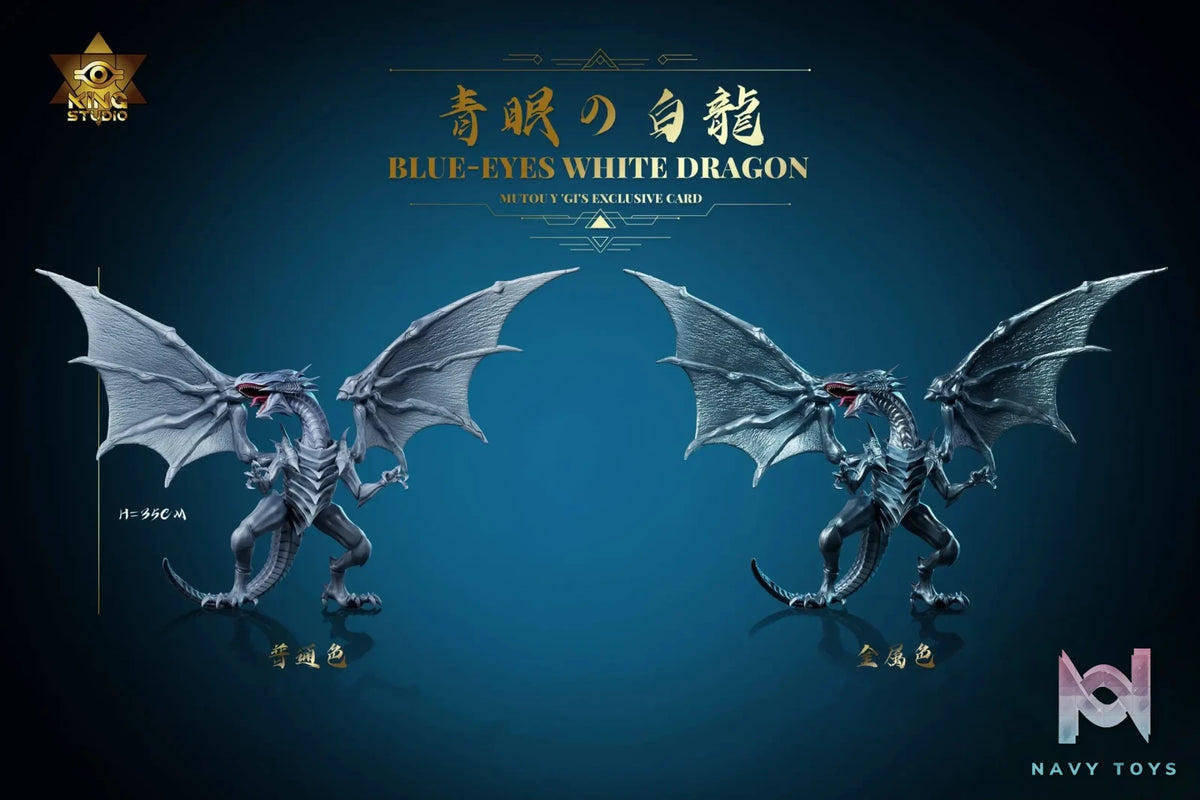 KING Studio – Yu-Gi-Oh Blue-Eyes White Dragon & Red-Eyes Black Dragon