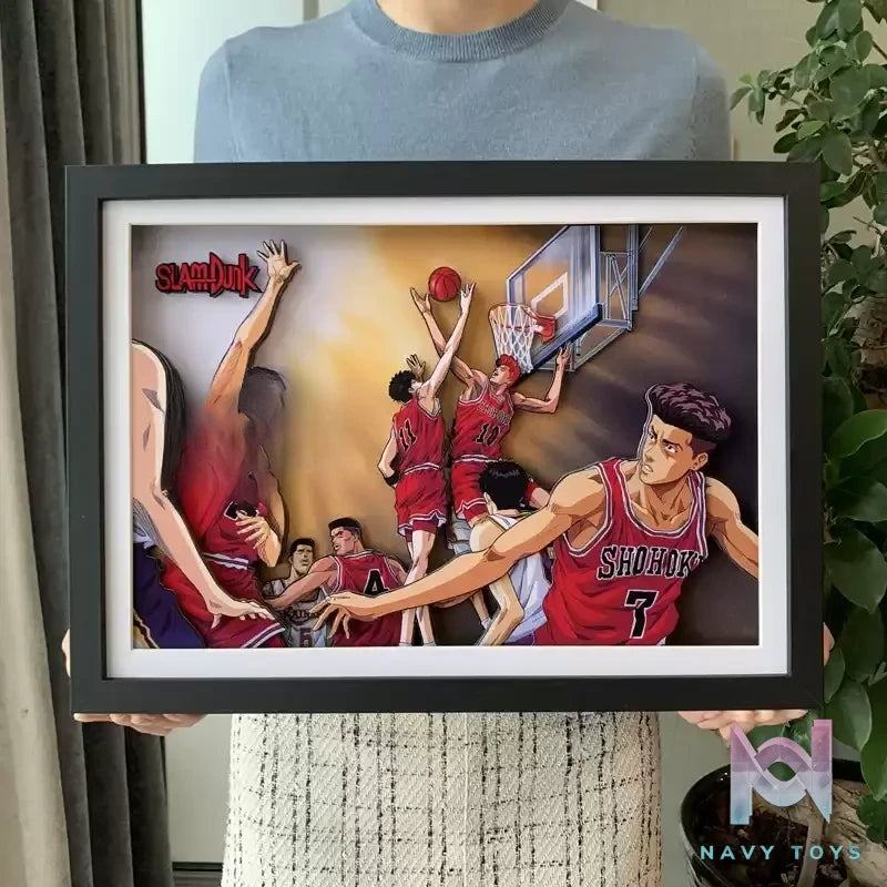 KALA HOME Studio – Slam Dunk Multiple Characters #06 3D Decorative Painting Slam Dunk
