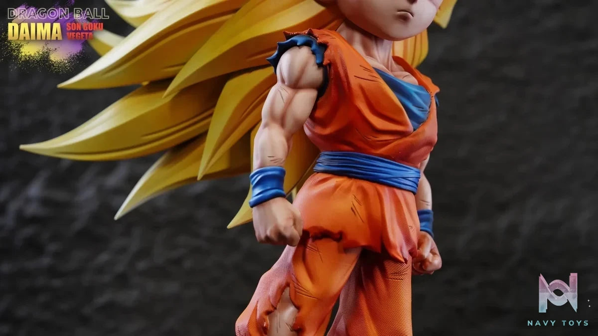 XG Studio - Dragon Ball DAIMA Super Saiyan 3 Son Goku & Vegeta resin statue Navy Toys anime figure