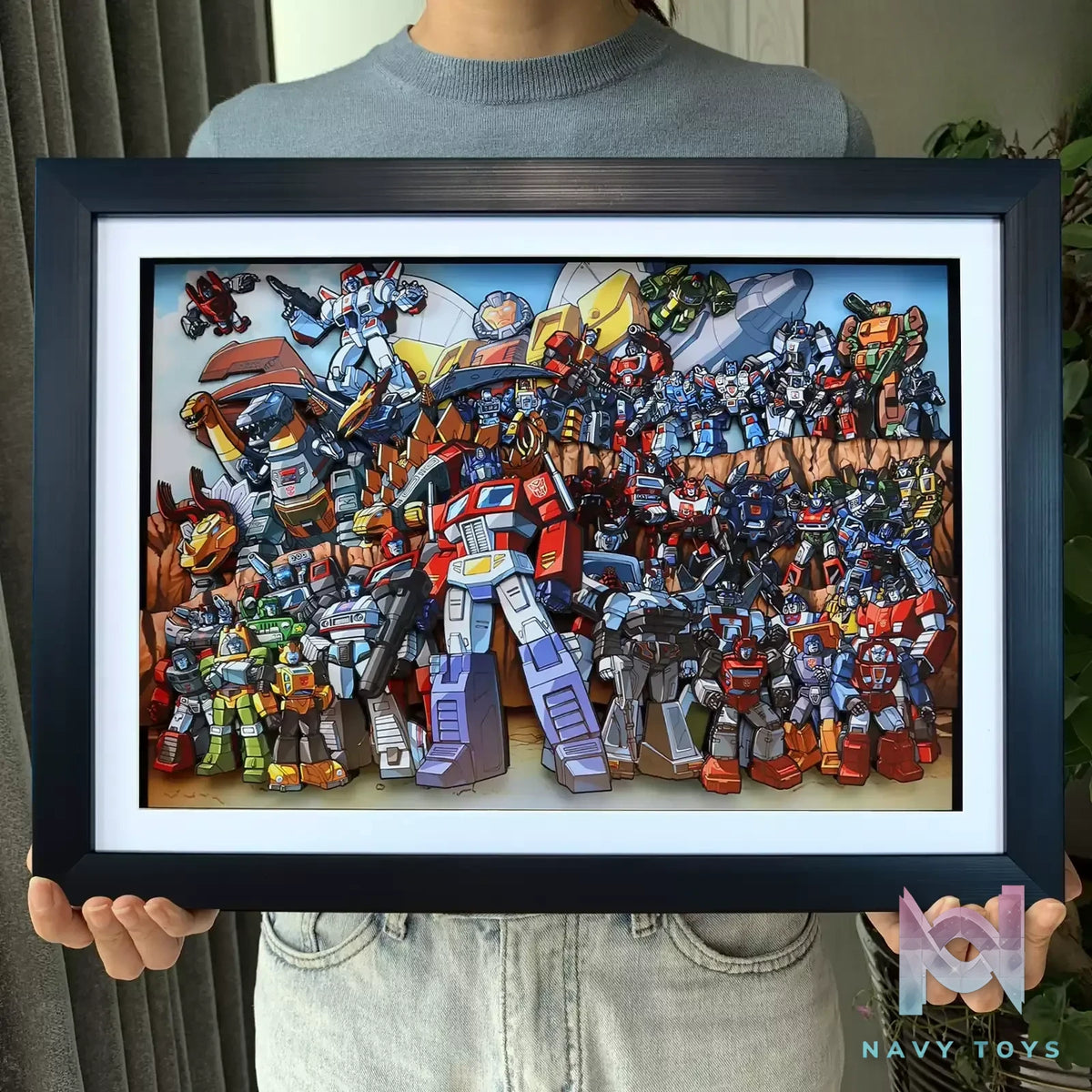 KALA HOME Studio – Transformers Multiple Characters #01 3D Decorative Painting Transformers