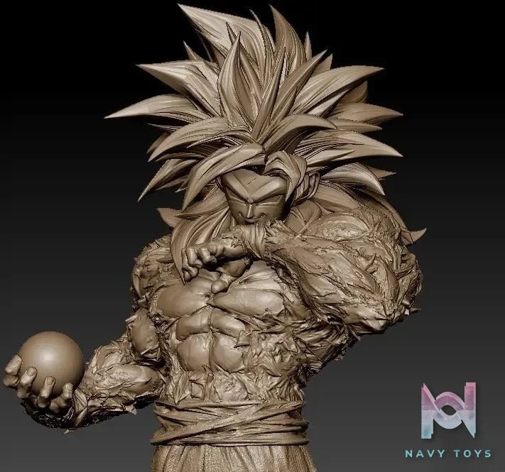 Son Goku - Dragon Ball - Kuang Feng Studio resin statue Navy Toys anime figure